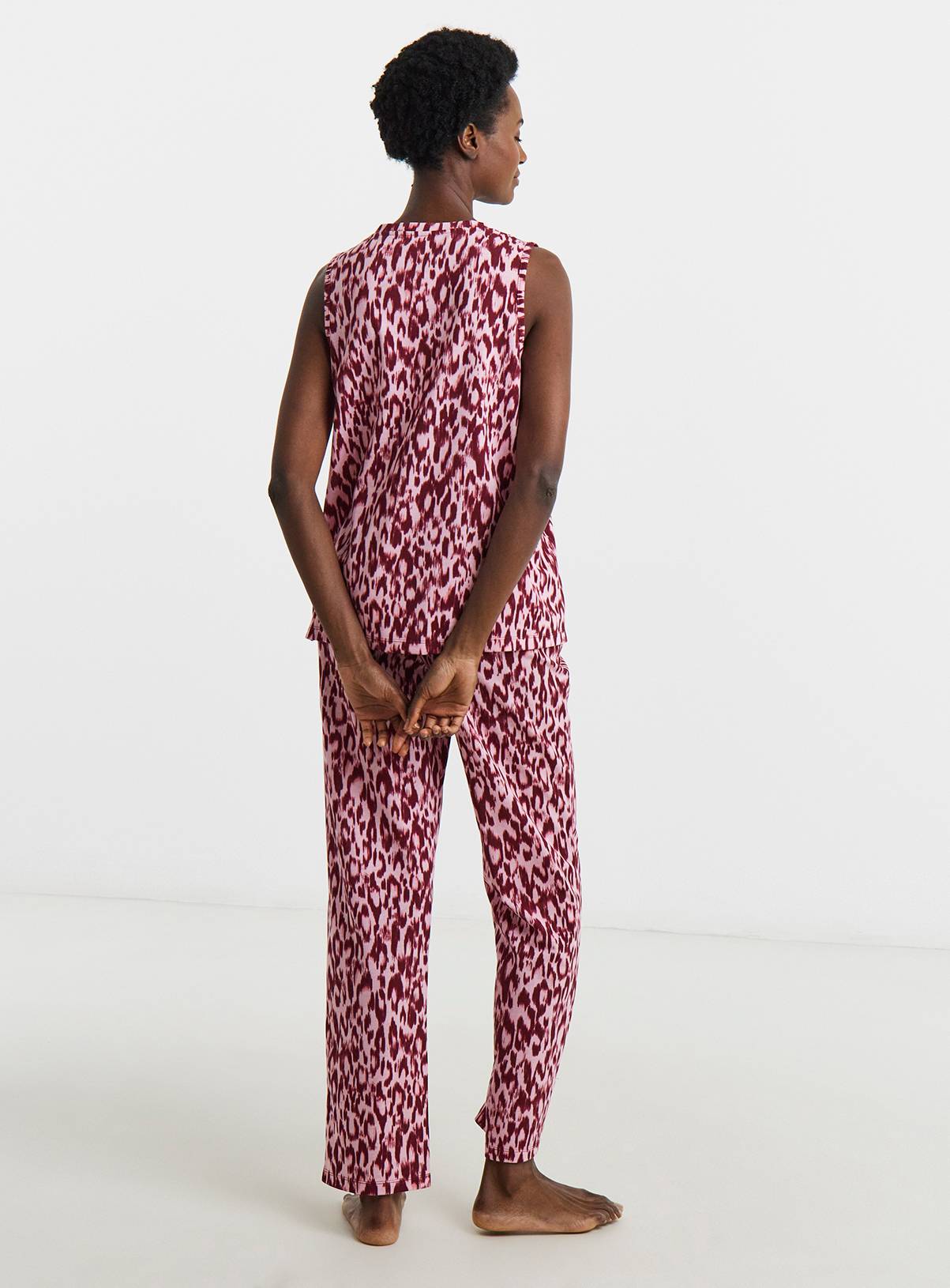 JD WILLIAMS Animal Print Pyjama Set 2 Pack 32-34 - Image 3